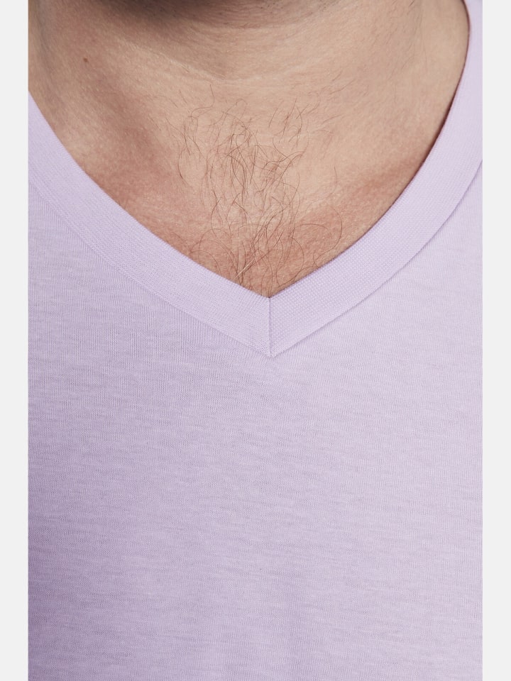 Charles Colby Doppelpack T-Shirt EARL RHODIN in helllila grün günstig kaufen