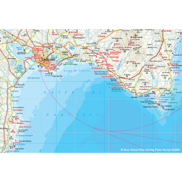 RKH WMP SARDINIEN 1:200.000 - Straßenkarte