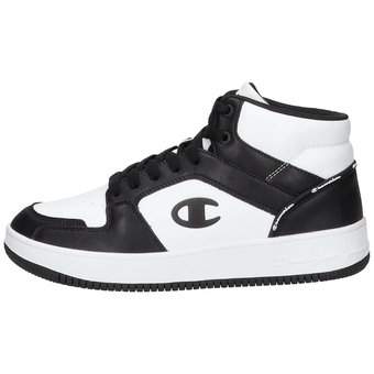 Champion Rebound 2.0 Mid Cut Sneaker in schwarz