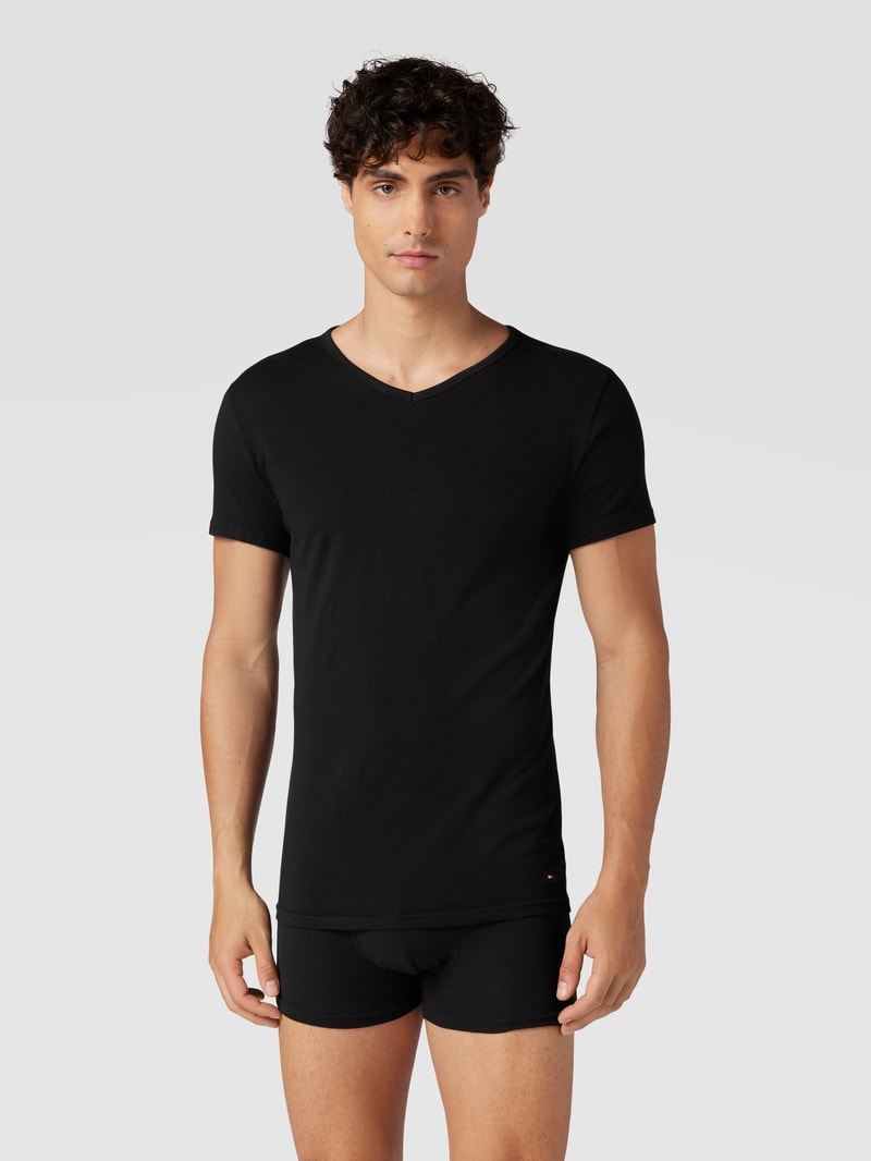 T-Shirt im 3er-Pack in silber meliert