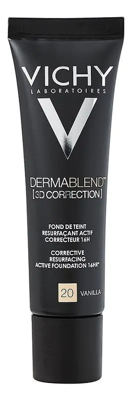 Vichy Dermablend 3D Correction foundation, der udjævner hudoverfladen 20