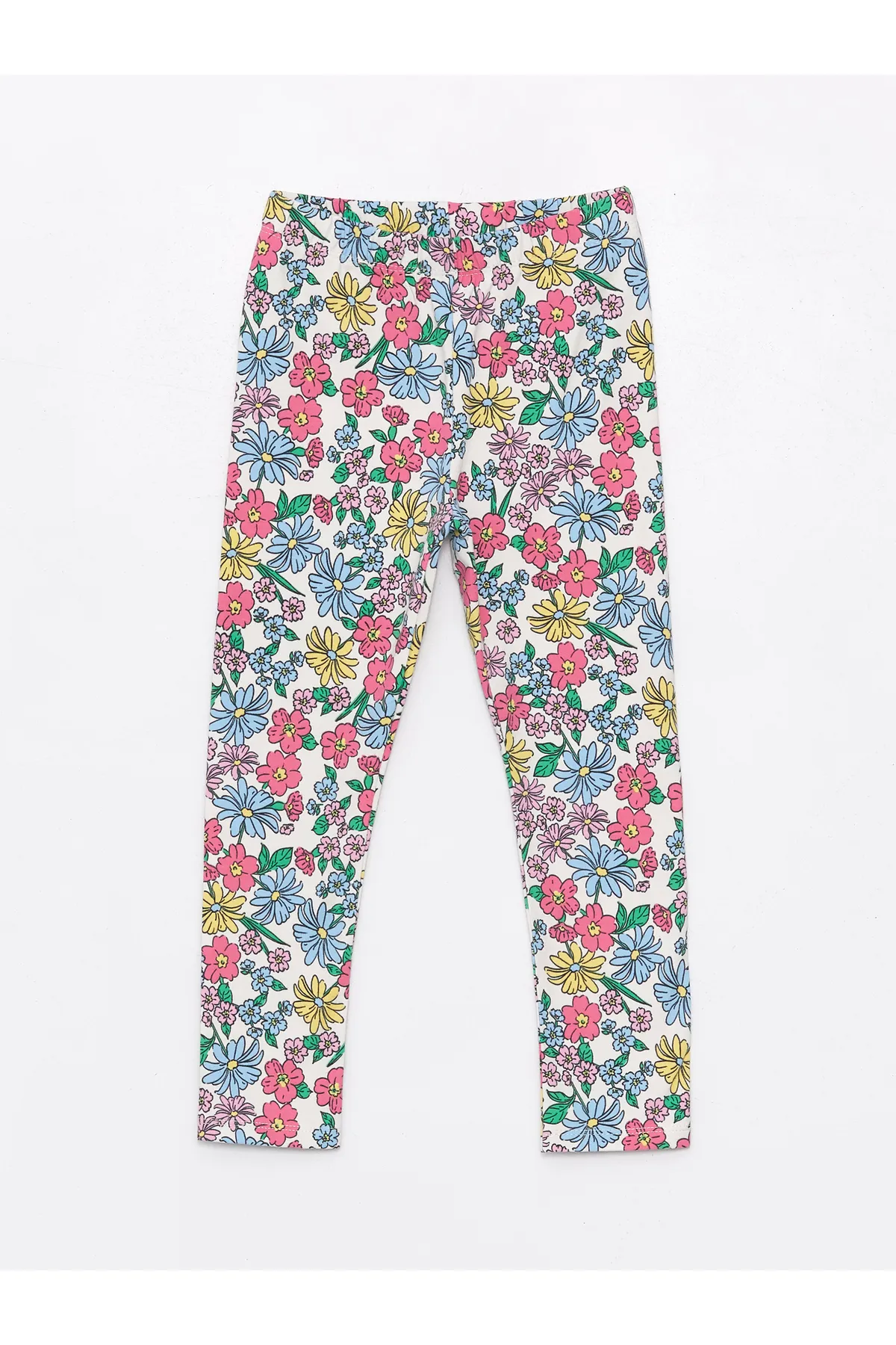 LC Waikiki  2-teiliges Set aus bedrucktem Langarm-T-Shirt und Strumpfhose für Babys mit Rundhalsausschnitt