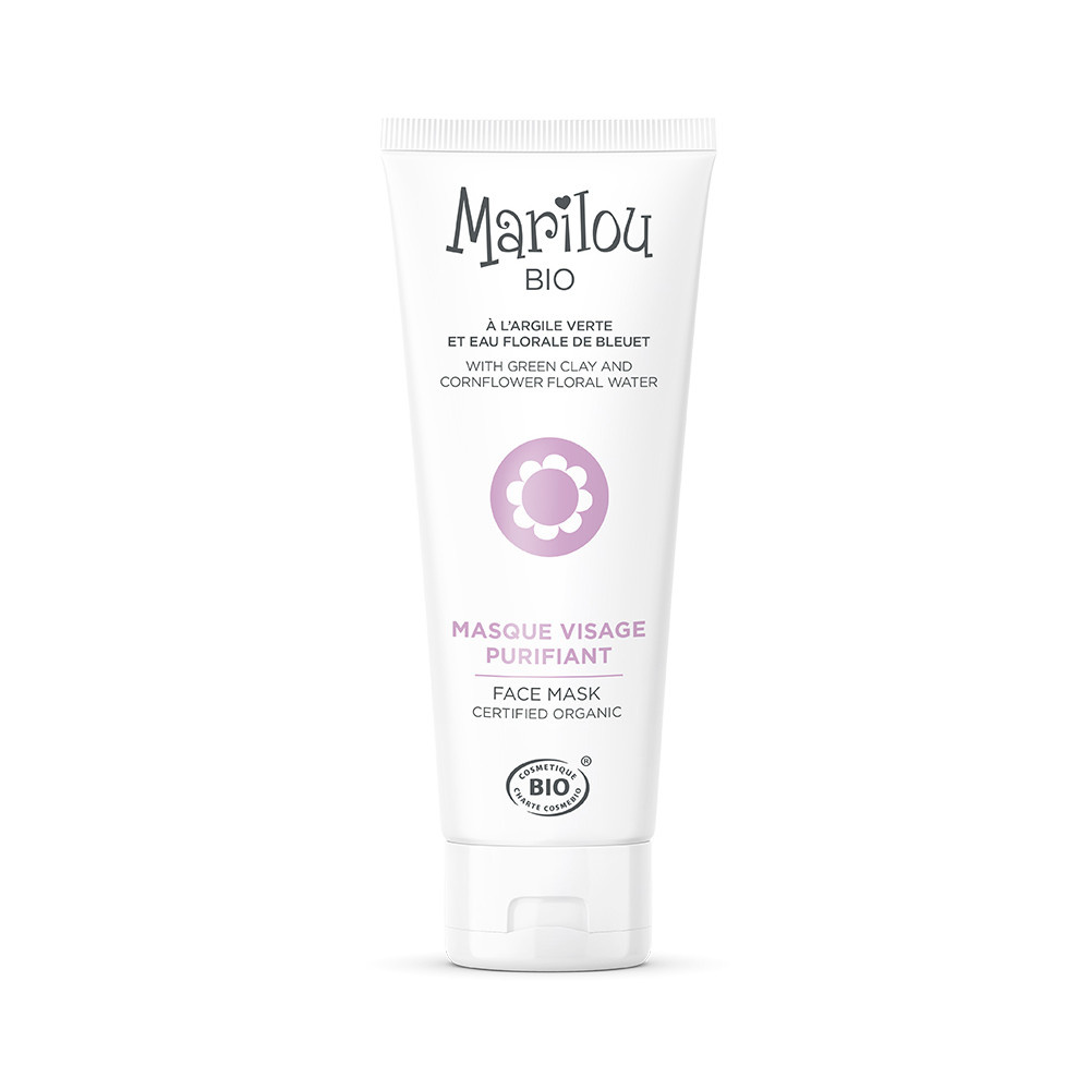 Marilou Bio Masque Visage Purifiant Bio à l'Argile Verte