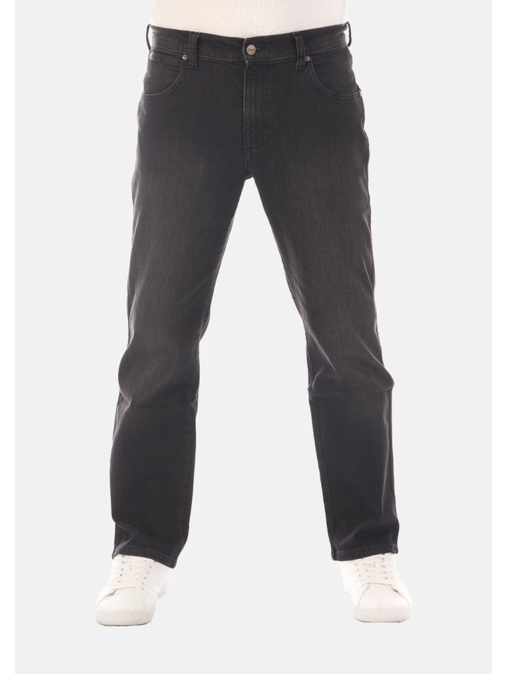 Wrangler Jeans Texas Stretch regular/straight in Schwarz günstig kaufen