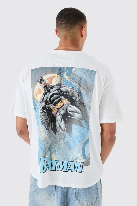 Oversize T-Shirt mit lizenziertem Dc Batman Print