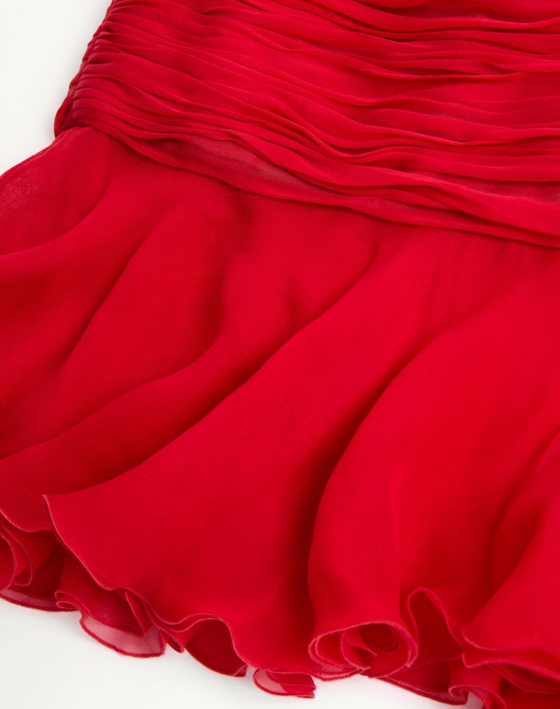 Korte chiffon jurk