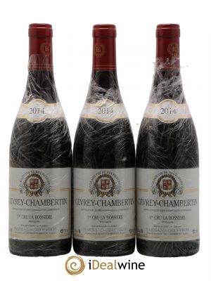 Gevrey-Chambertin 1er Cru La Bossière Harmand-Geoffroy (Domaine)  2014 - Lot de 3 Bouteilles