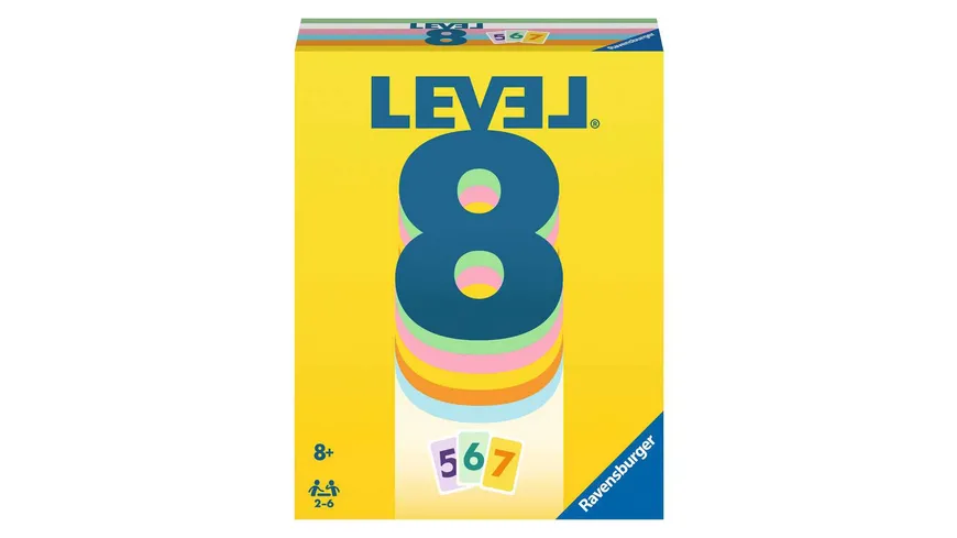 Ravensburger Spiel - Level 8, Das beliebte Kartenspiel für 2-6 Spieler ab 8 Jahren