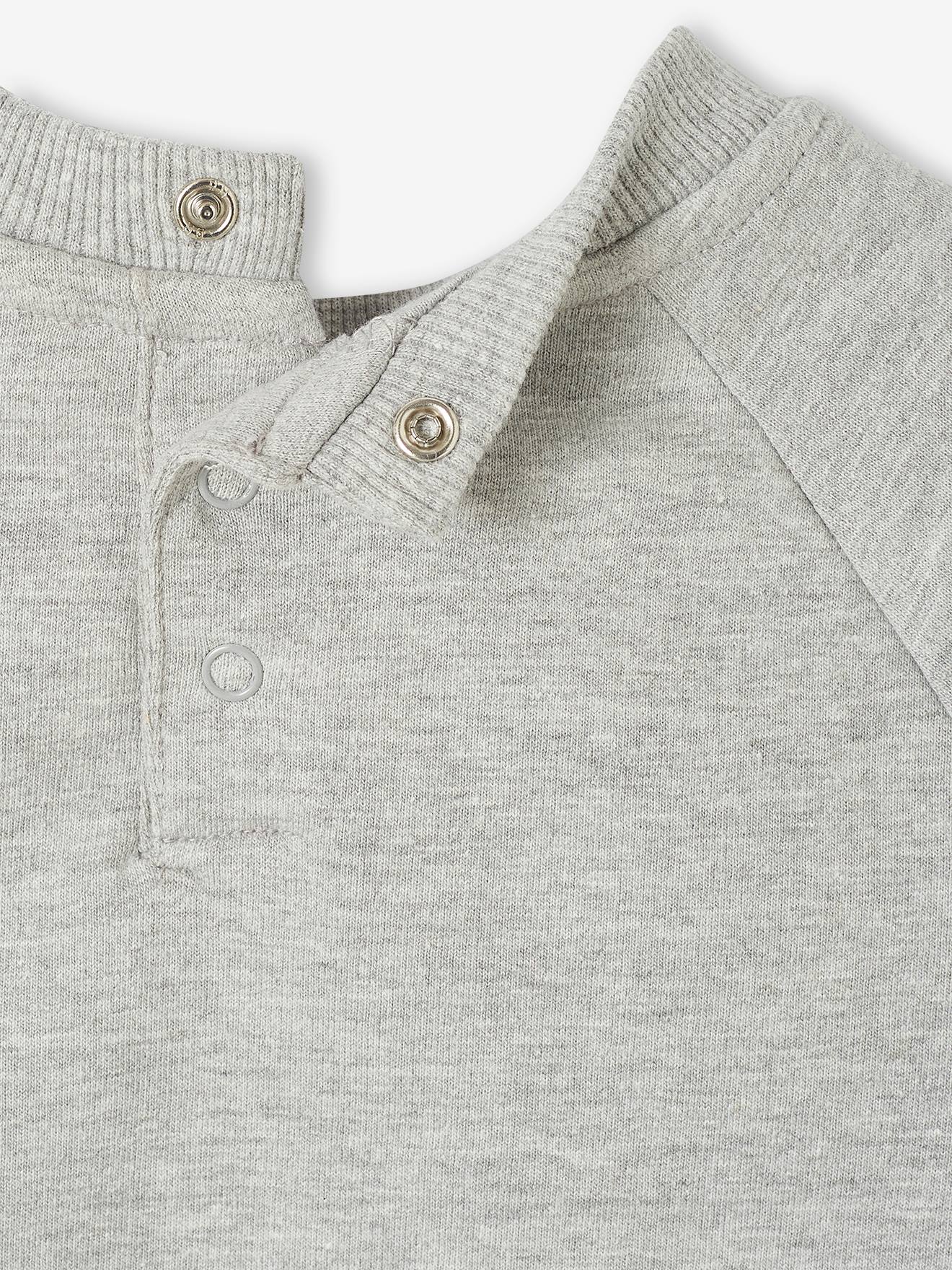 Sweat bébé DS® Mickey gris chiné