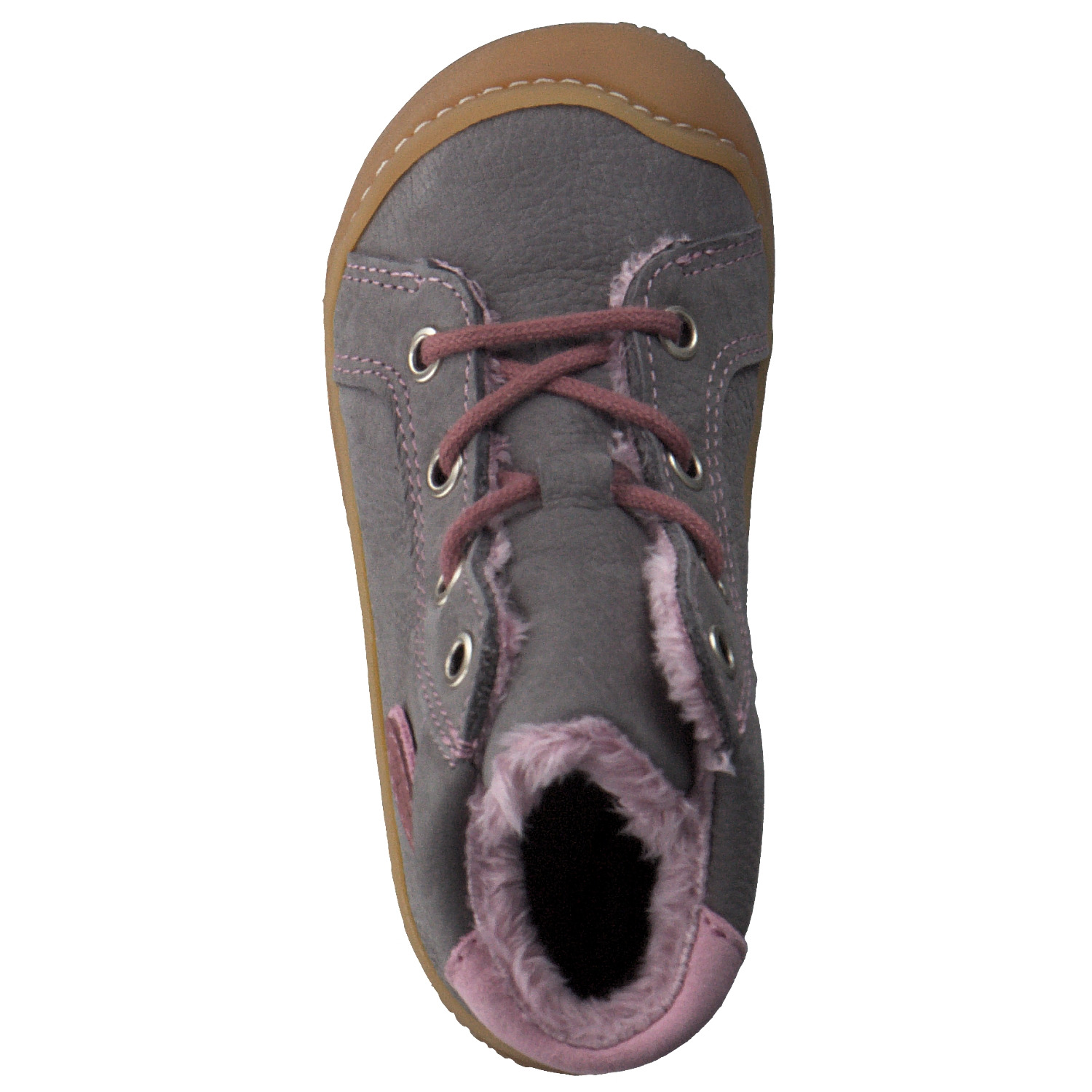 Ricosta Georgie 1202402 W, Lauflernschuhe, Kinder, Grau/Pink