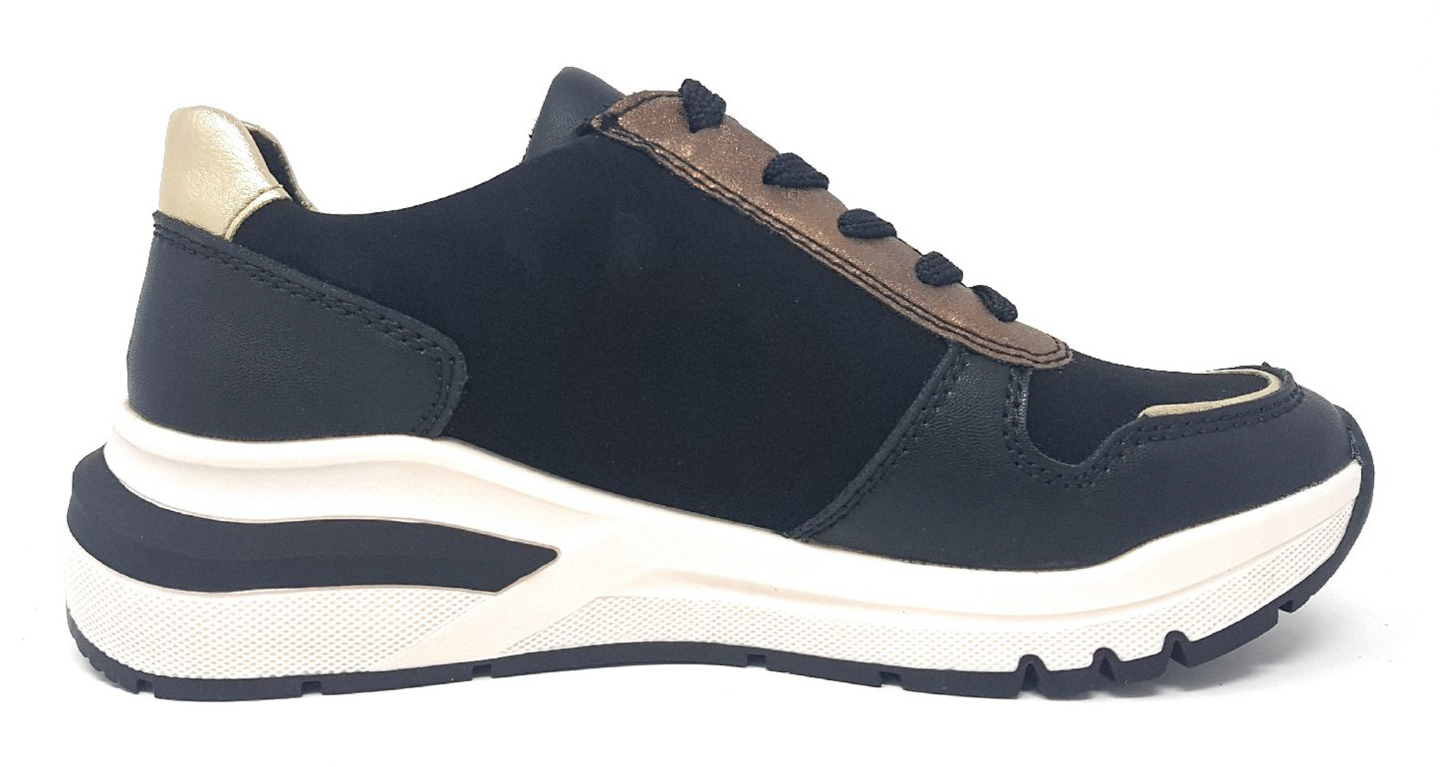 Rieker turin kasanga M6616-00 Schwarz schwarz