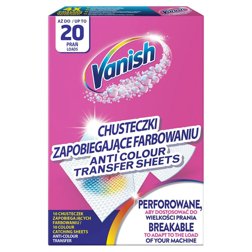„Vanish Color Protect“ dažų gaudymo servetėlės