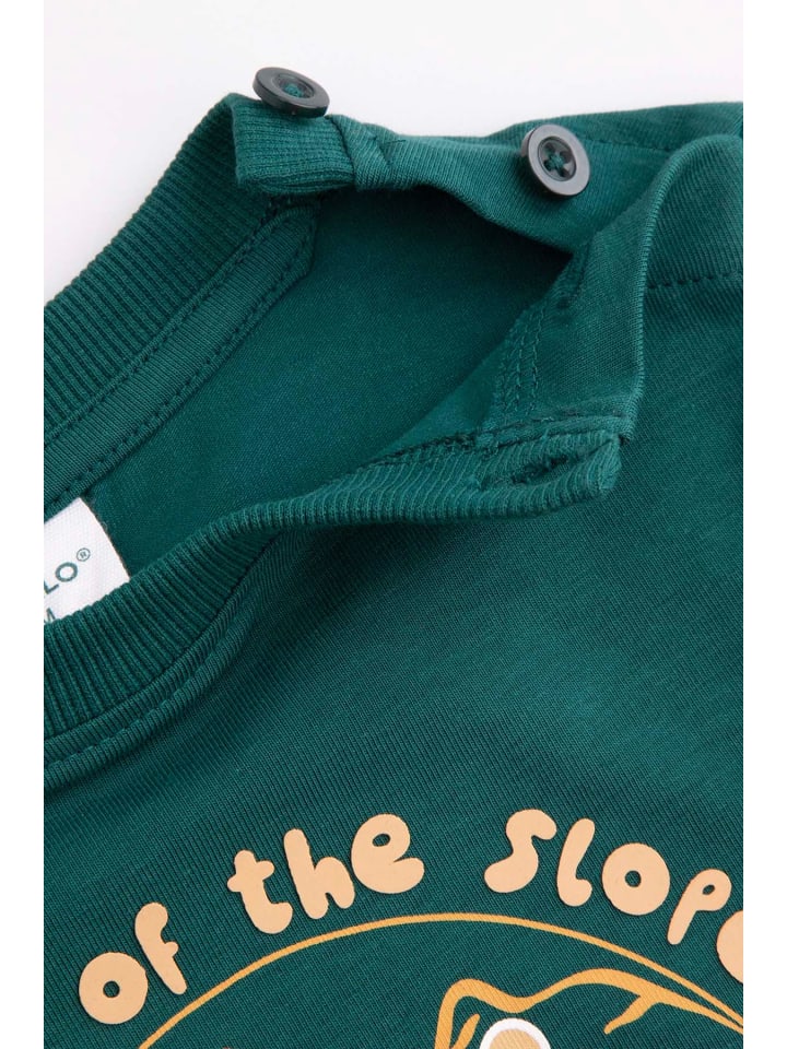 Coccodrillo T-Shirt mit langen Ärmeln in grün günstig kaufen 68