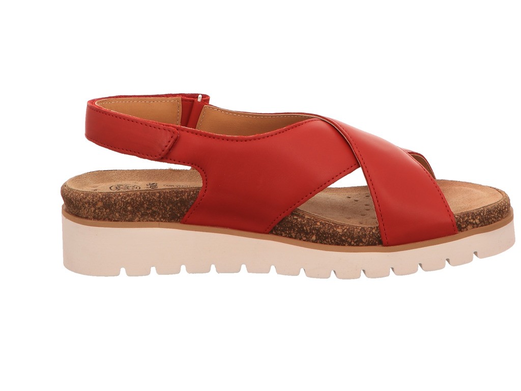 MEPHISTO Keilsandalen rot