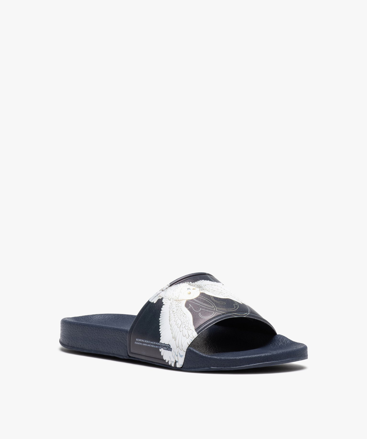 Mules de piscine fille à bandeau imprimé chouette bleu | GEMO