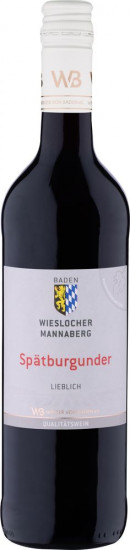 2020 Spätburgunder Wieslocher Mannaberg lieblich - Winzer von Baden