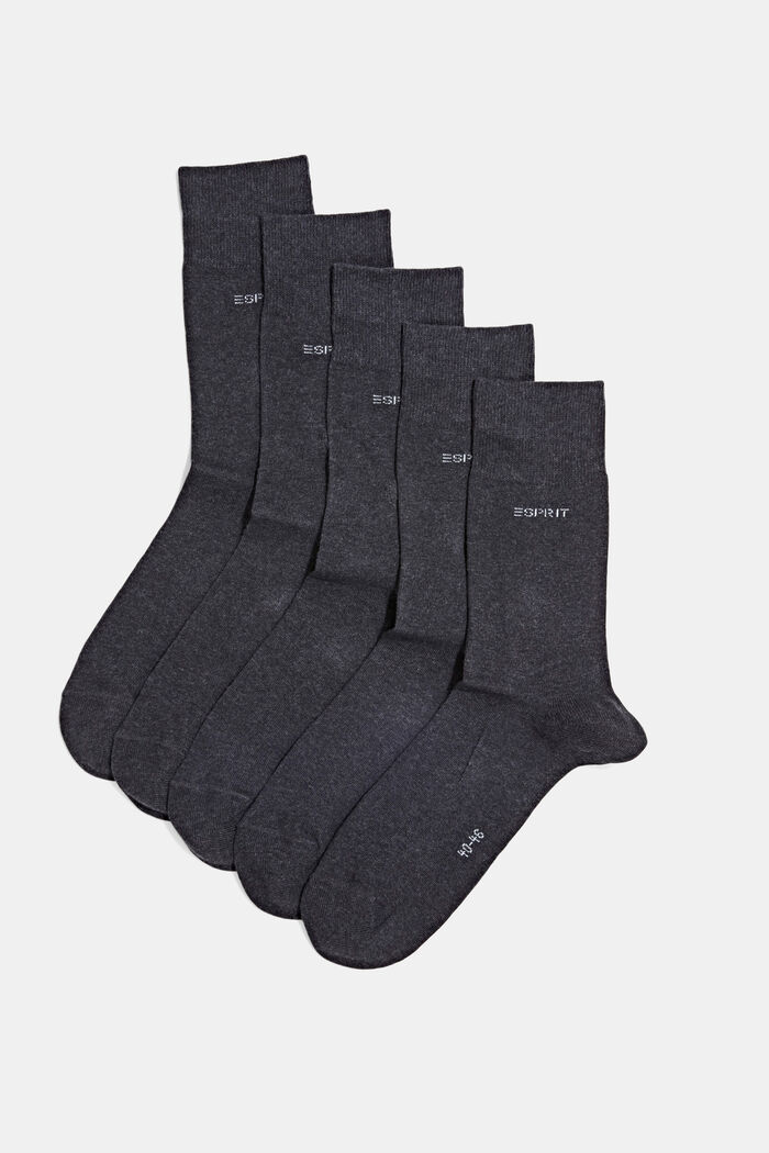 5er-Pack Socken, Bio-Baumwollmix