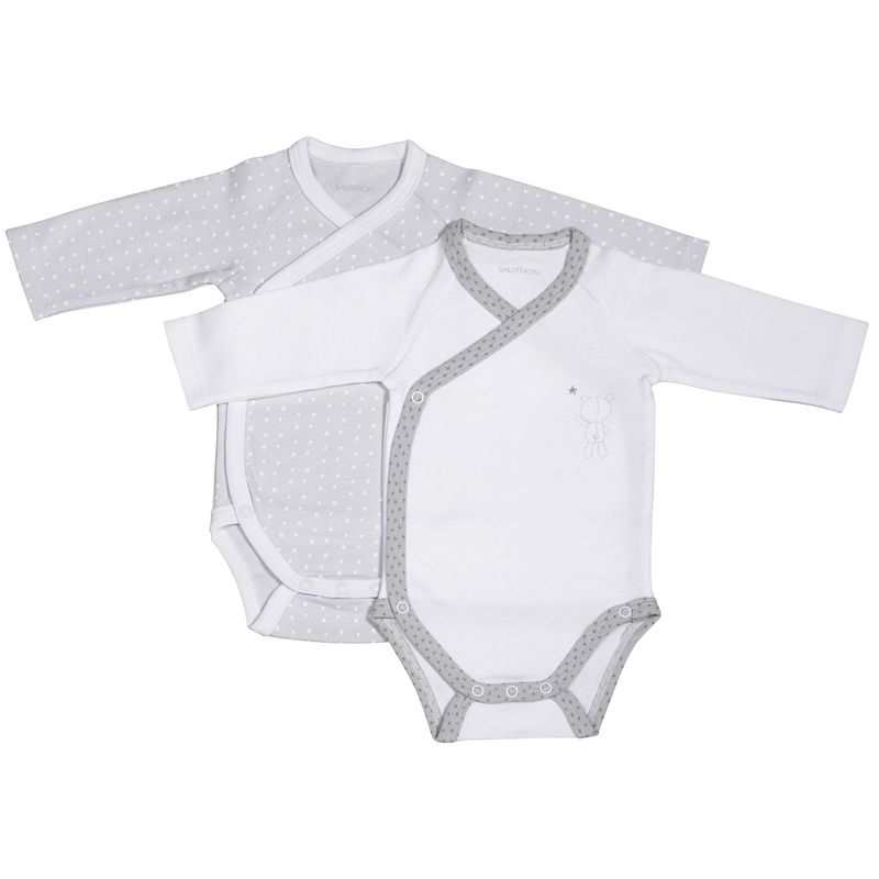 Lot de 2 bodies manches longues Céleste