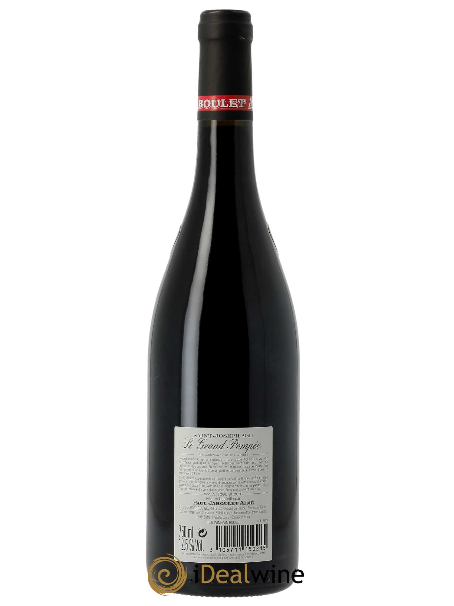 Saint-Joseph Le Grand Pompée Paul Jaboulet Ainé  2021 - Lot de 1 Bouteille