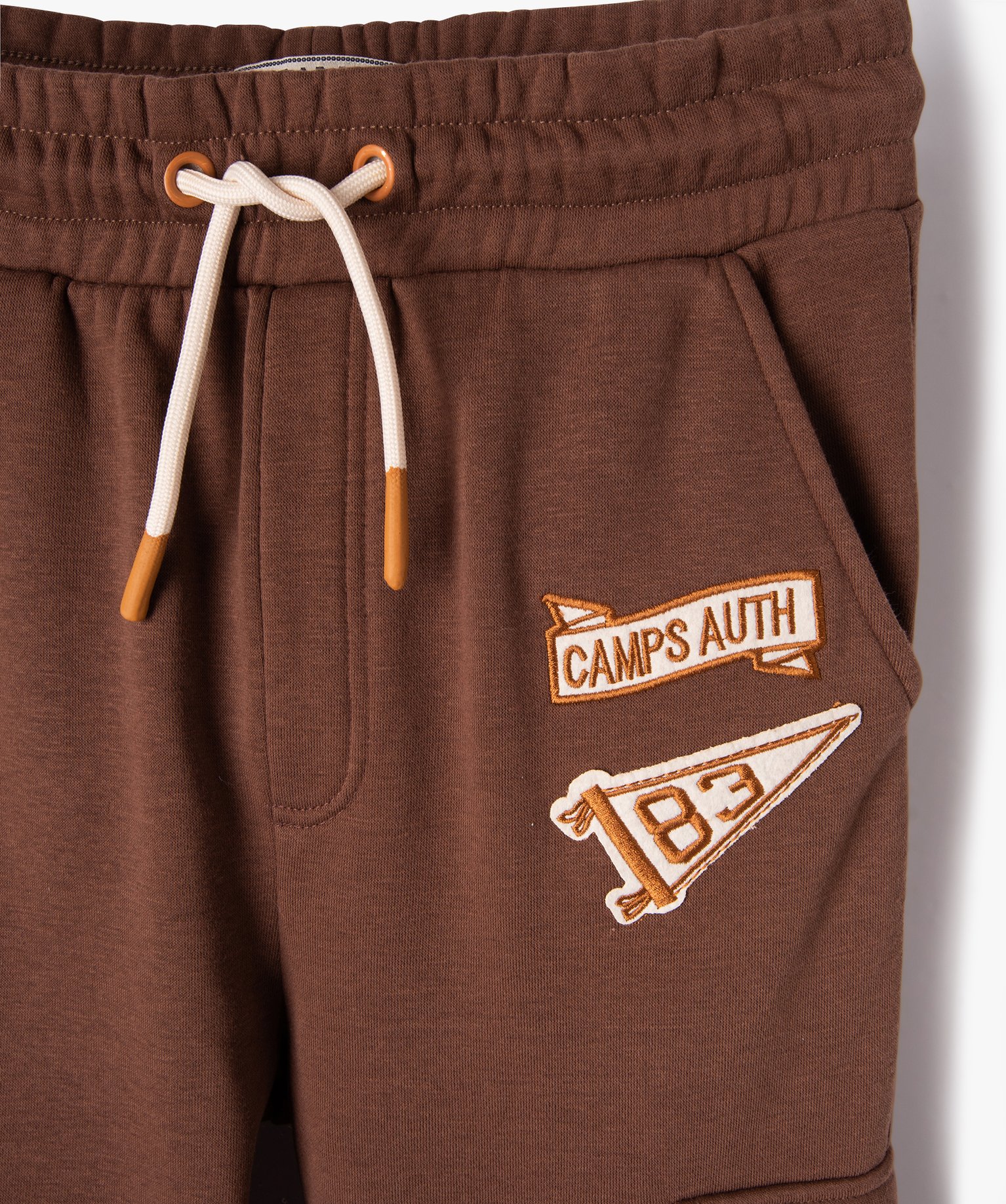 Pantalon de jogging look cargo Garçon - Camps United marron | GEMO