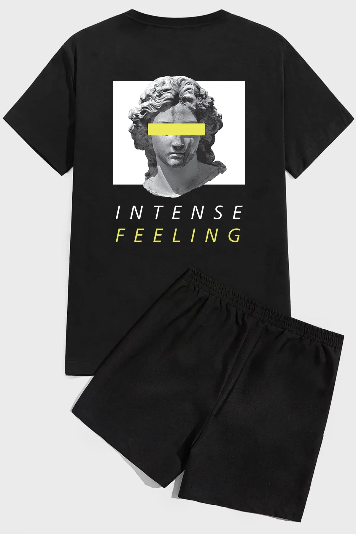 uyguntarz  Ästhetisches Print-Shorts-Set