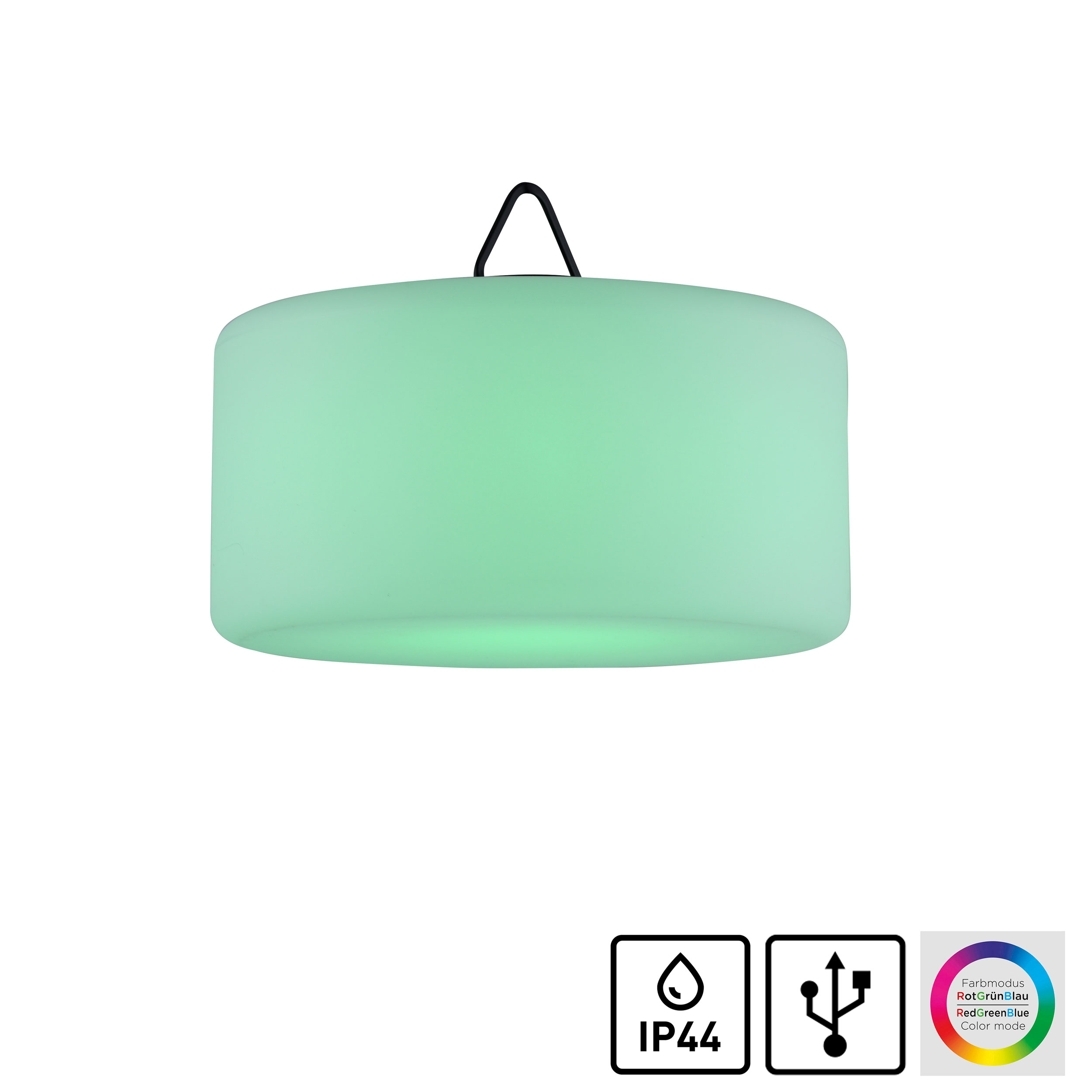 JUST LIGHT.LED-Akku-Pendelleuchte 1flg