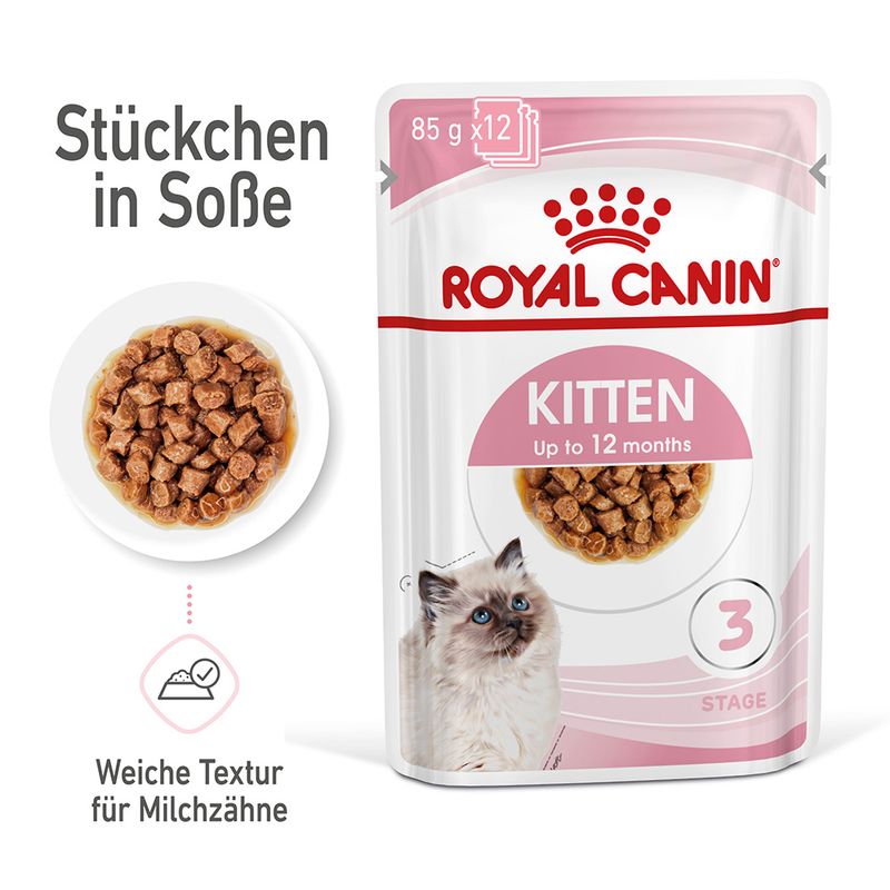 Royal Canin Kitten in Soße zu TOP-Preisen