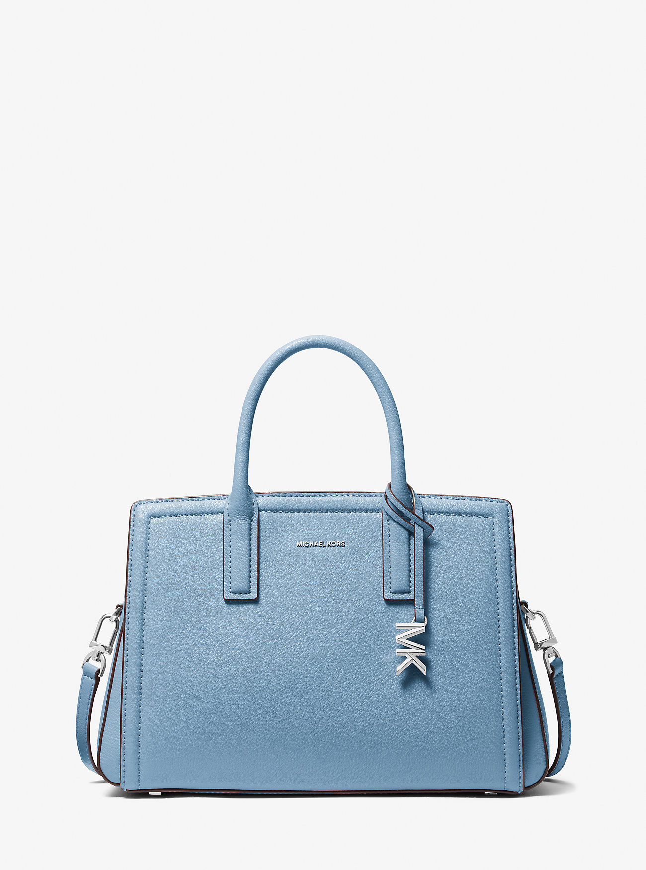 Laila medium skinnveske – CHAMBRAY