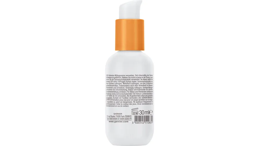 Garnier Ambre Solaire Super UV Gesichtsserum LSF50 30 ml