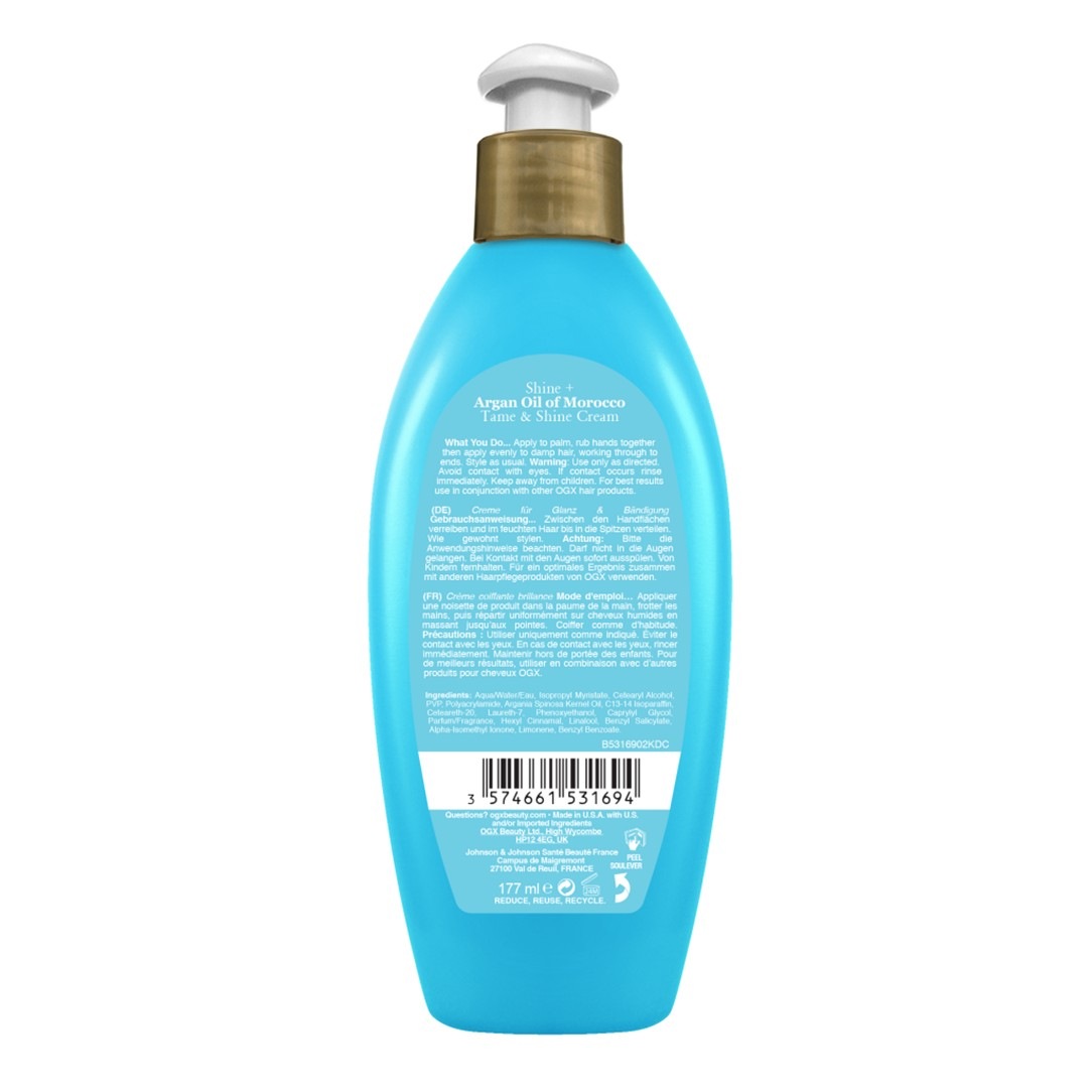 Argan Oil Of Morocco Tame & Shine Cream