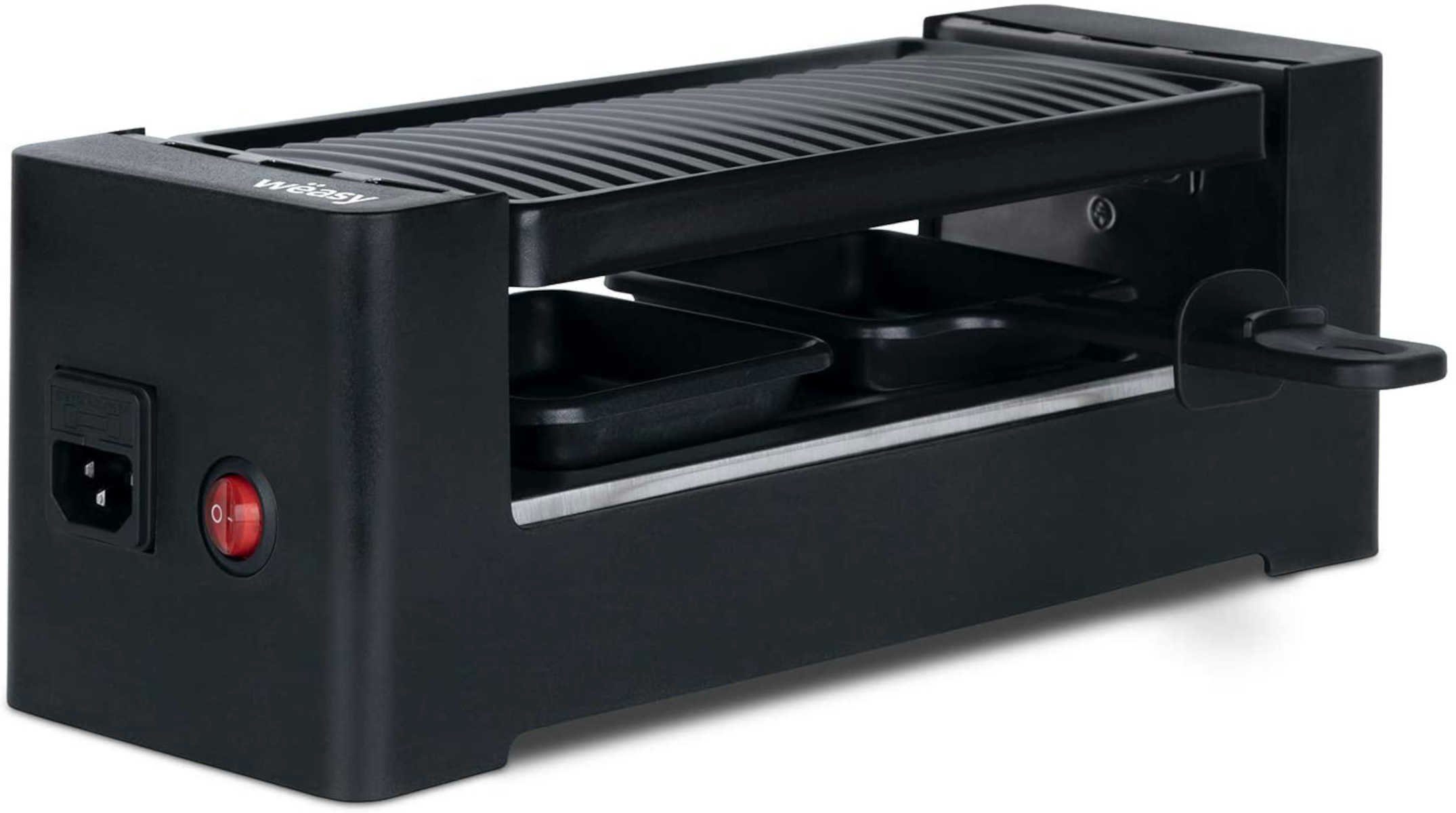 wëasy Raclette TAK12 Raclette-Set für 2 Personen, 400 W