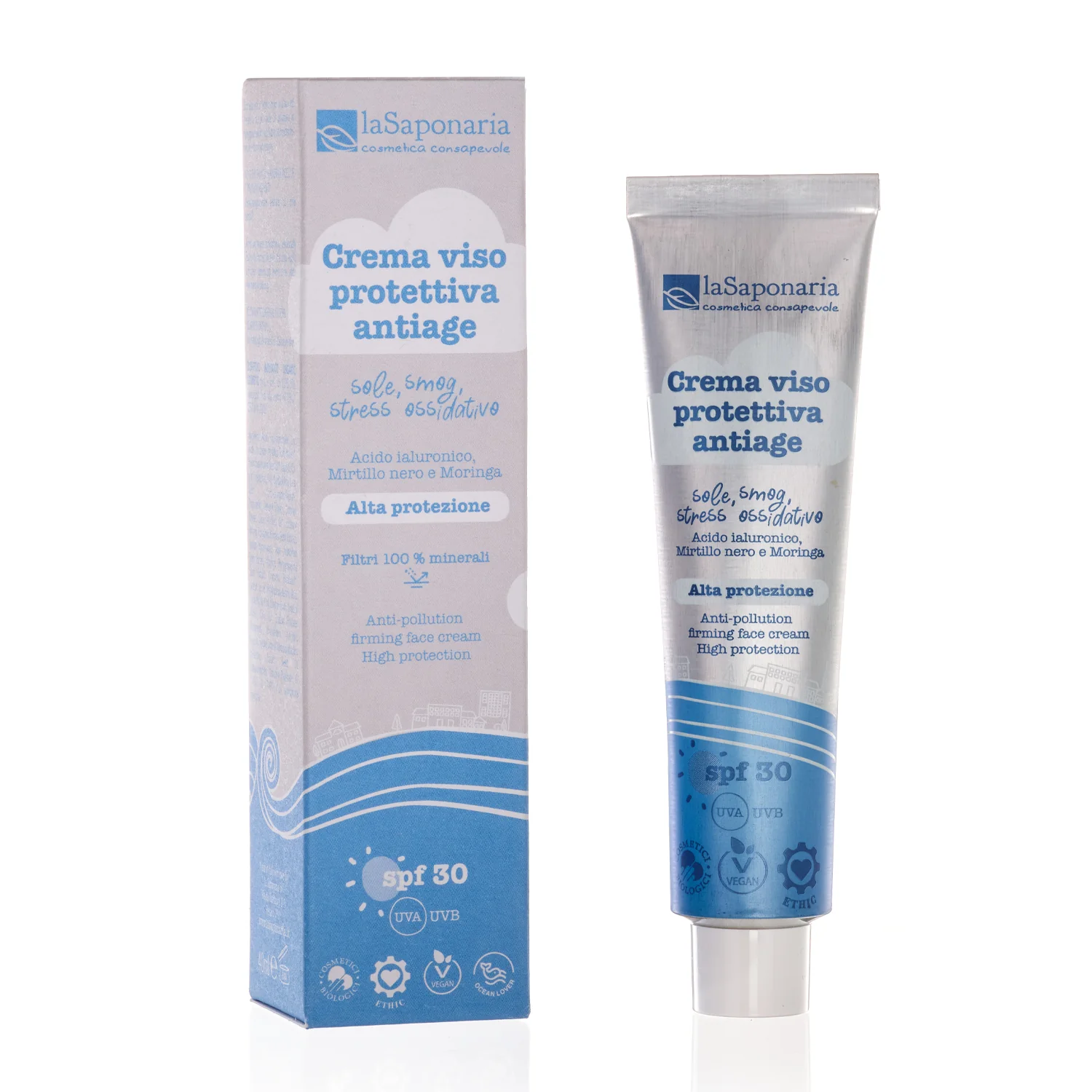 Osolebio Crema Viso Protettiva Antiage SPF30 - Solare viso alta prot.