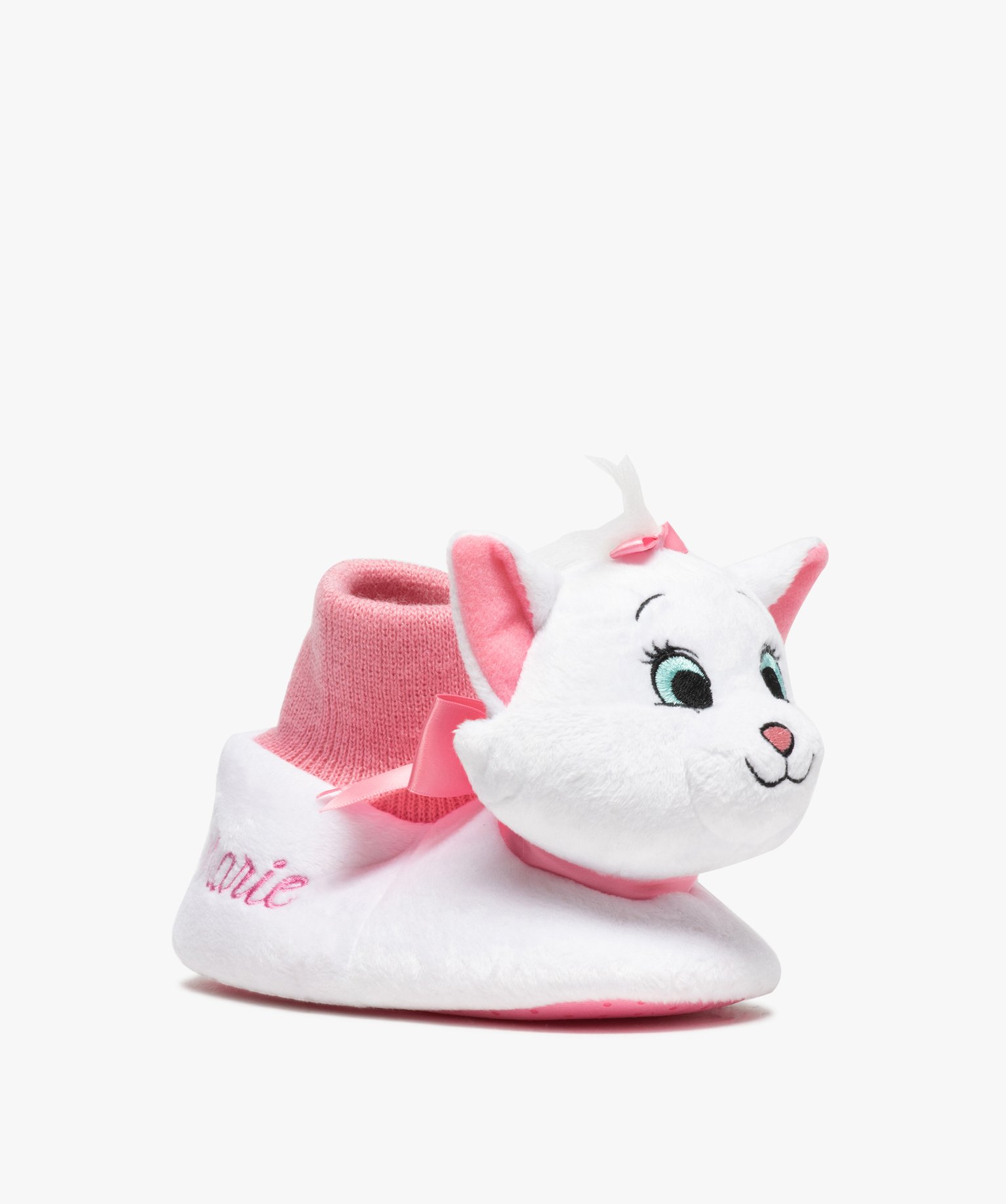 Chaussons fille peluche Marie – Les Aristochats blanc | GEMO