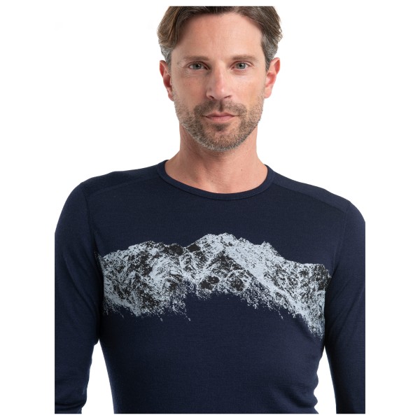Icebreaker - 200 Oasis L/S Crewe Remarkables - Merinounterwäsche