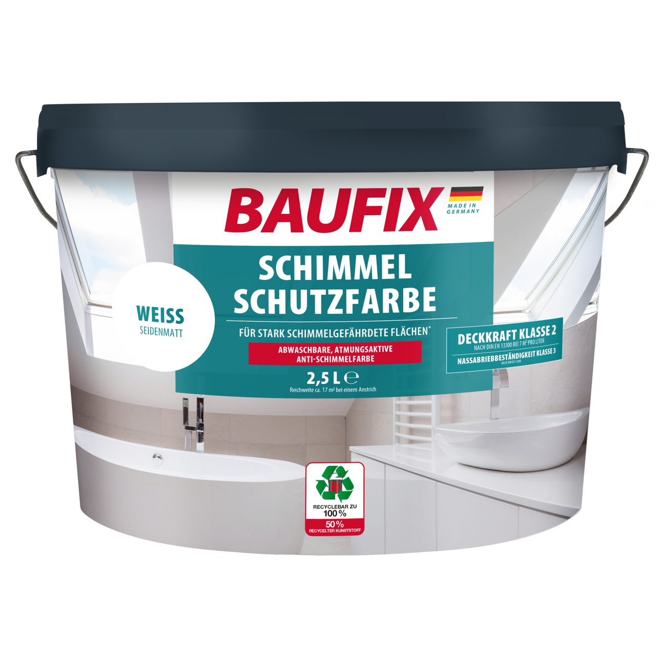Baufix Schimmelschutzfarbe weiß