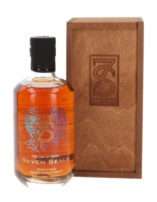 Seven Seals The Age of Gemini Peated PX Finish 0,5 l·49,7 % vol