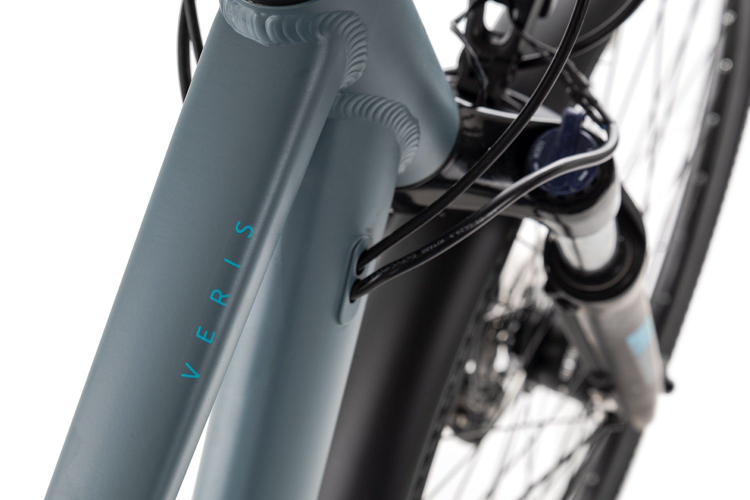 Axess Crossrad VERIS STREET Trapez 2022, 27 Gang Shimano Alivio RD-M3100-9 Schaltwerk, Kettenschaltung, Crossbike schwarz/grau
