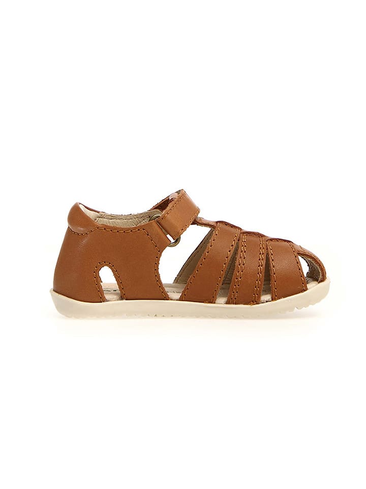 Naturino Leder-Halbsandalen in Hellbraun günstig kaufen