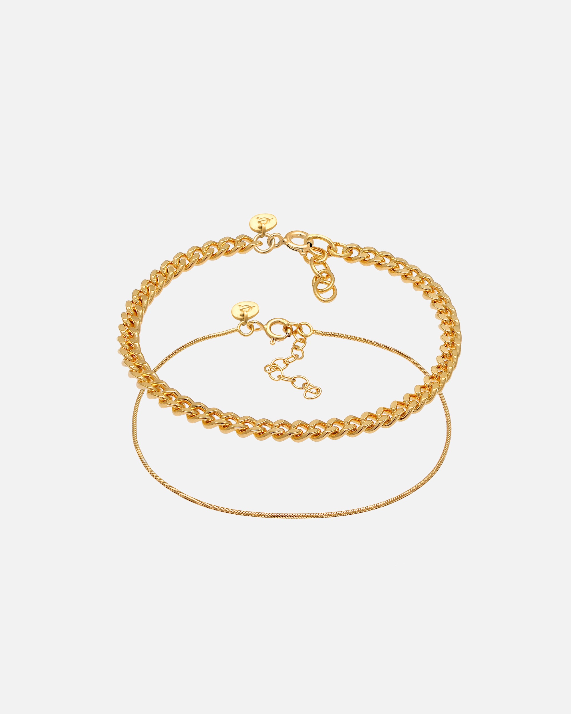 Naszyjnik damski Elli PREMIUM Basic Minimal Elegant z ogniwami ze srebra próby 925