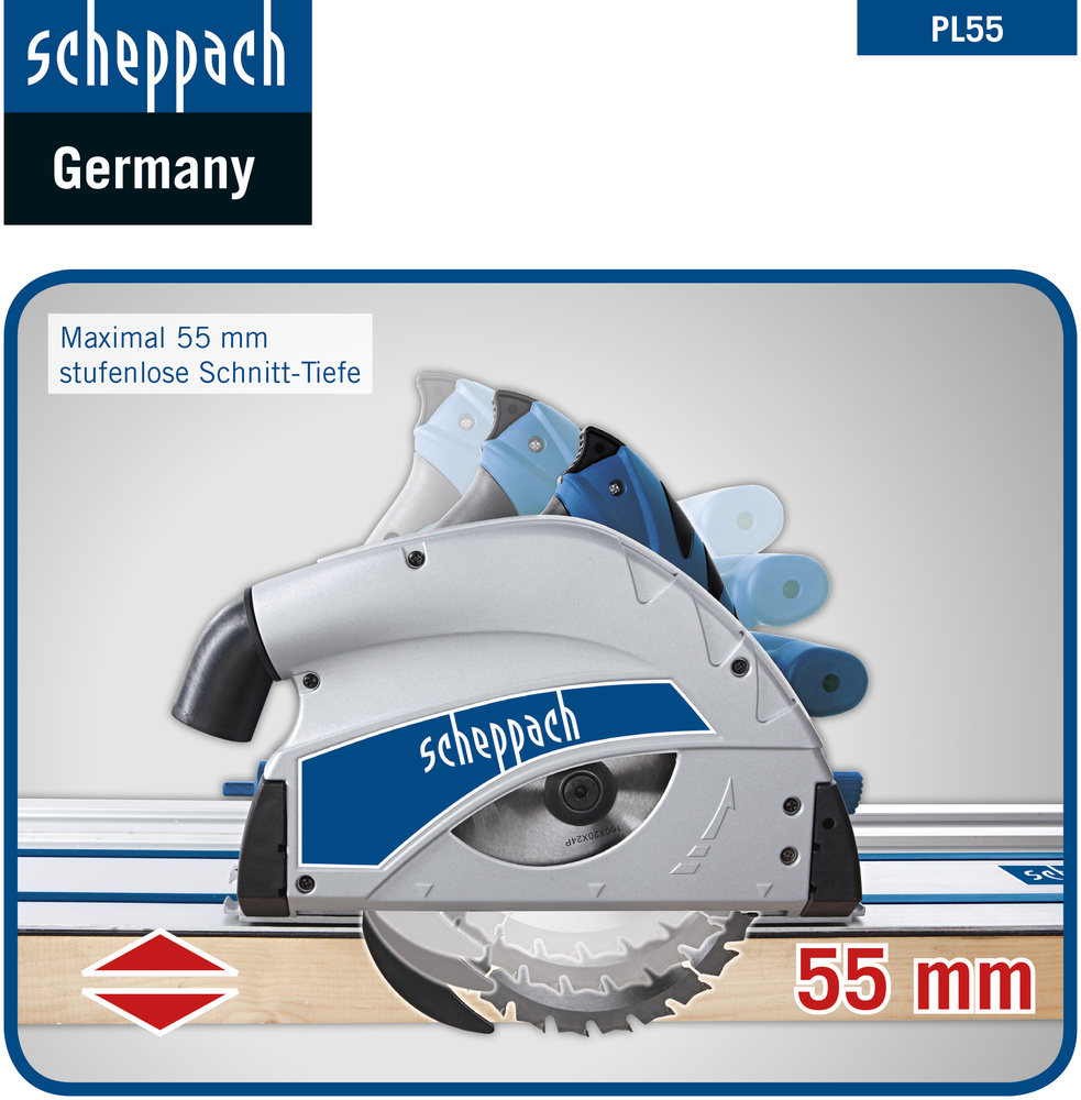 Scheppach 160 mm Tauchsägen-Set PL55