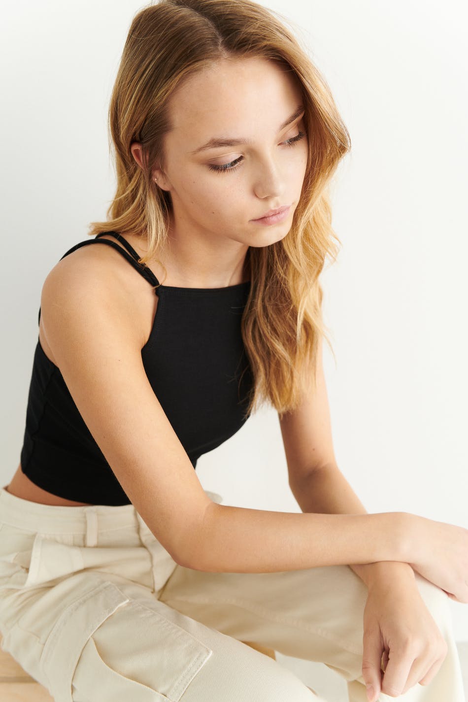 Y mid waist top