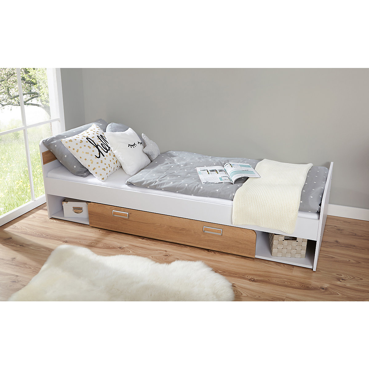 Jugendzimmer Lori 6-teilig weiß