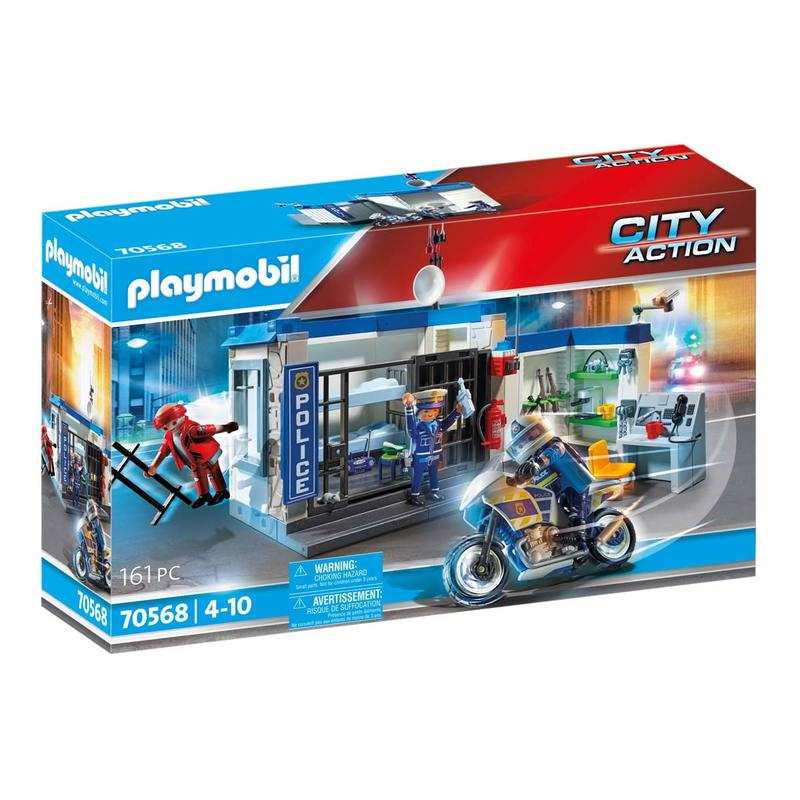 70568 Police Poste de police et cambrioleur Playmobil City Action