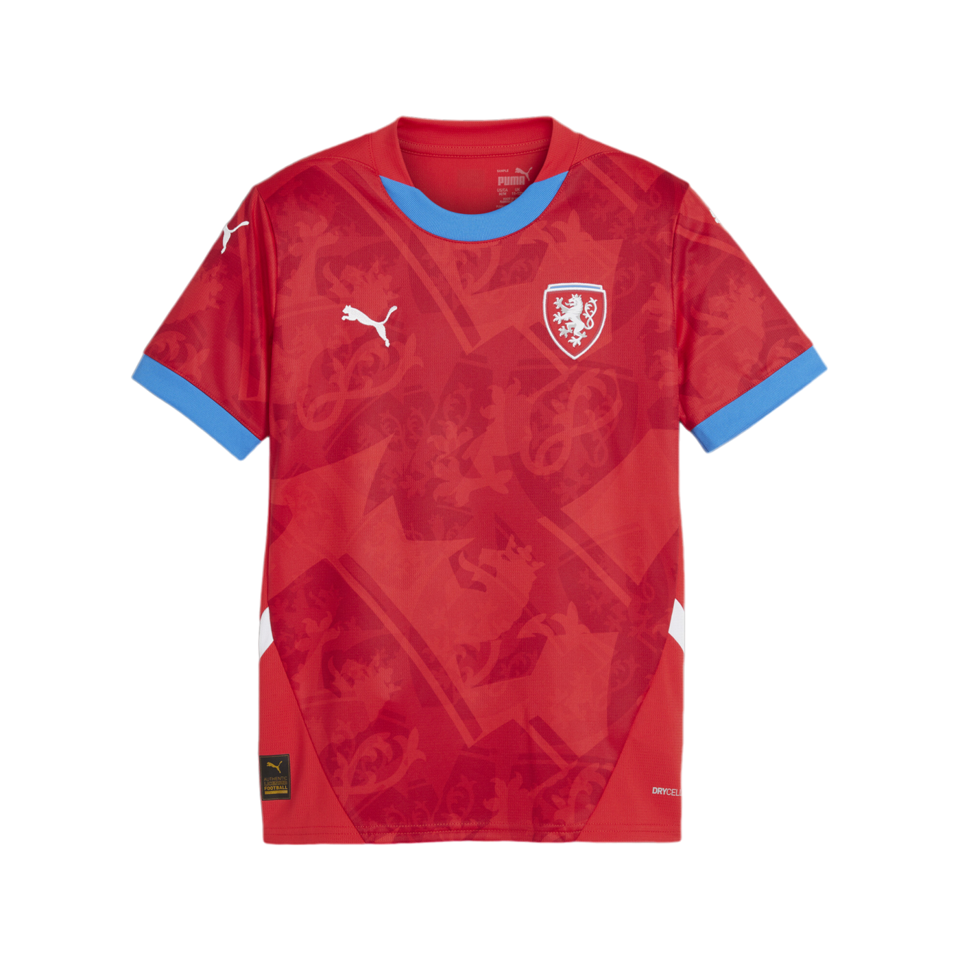 PUMA Tschechien Trikot Home EM 2024 Kids Rot F01