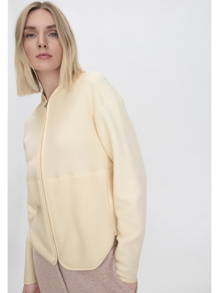 Hessnatur Fleece-Jacke in natur günstig kaufen