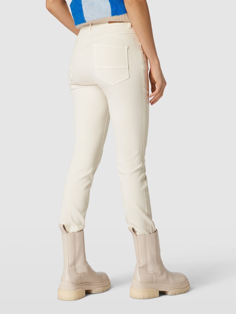 Slim Fit Jeans im 5-Pocket-Design Modell 'BAXTOR' in offwhite