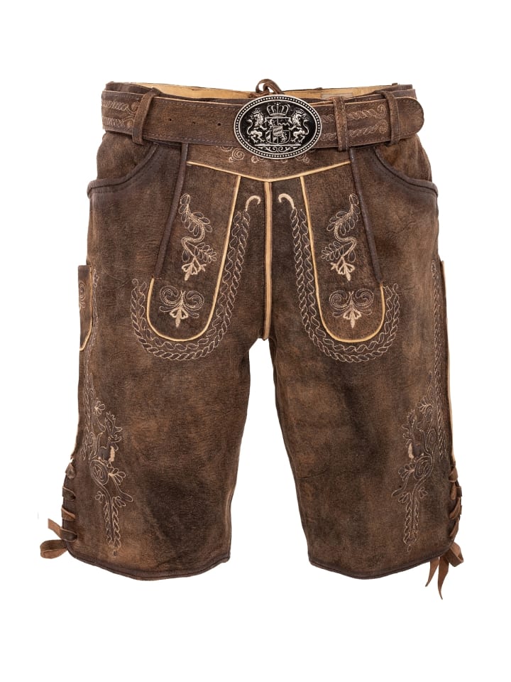 MADDOX Lederhose KOCHELSEE in kastanie günstig kaufen
