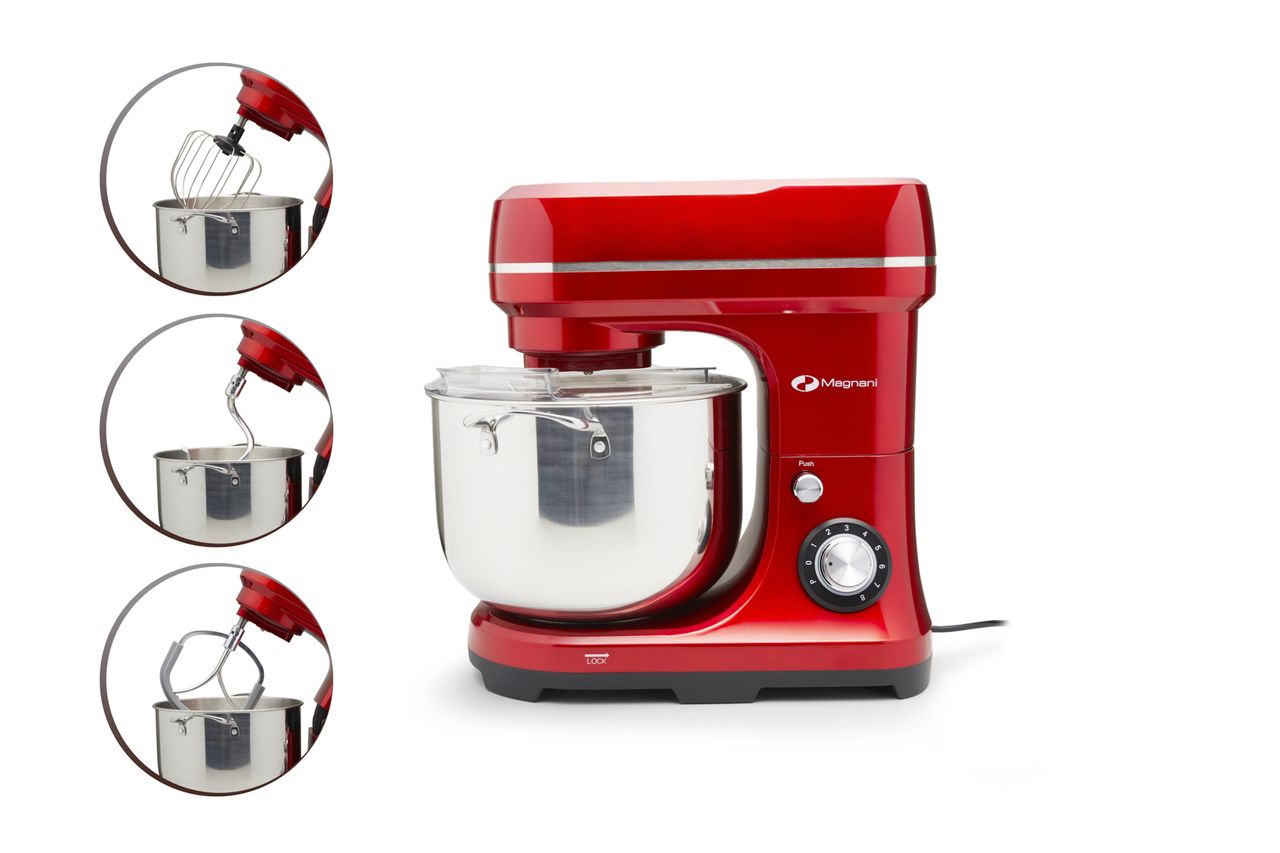Magnani Küchenmaschine Chef Pro XL - 2000W - Rot