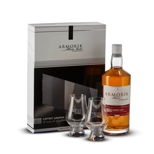 Coffret Armorik Sherry + 2 verres