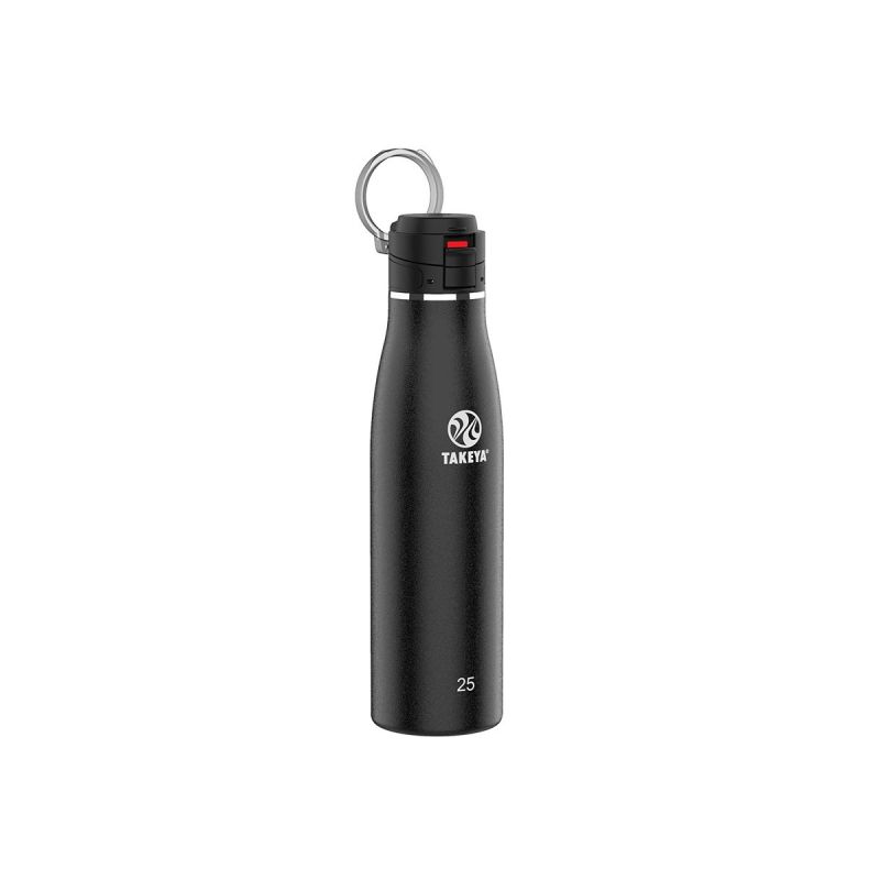 Takeya Actives Traveler Insulated Bottle 25oz \/ 740ml Onyx (52502)